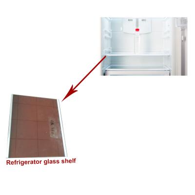 China China Manufacturer Straight Glass Panel Refrigerator Hotel Refrigerator Glass Top for sale