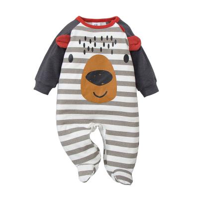 China Fashionable High Quality 100% Baby Boy Clothes Cotton Sleepsuits Anti-wrinkle Baby Clothes for sale