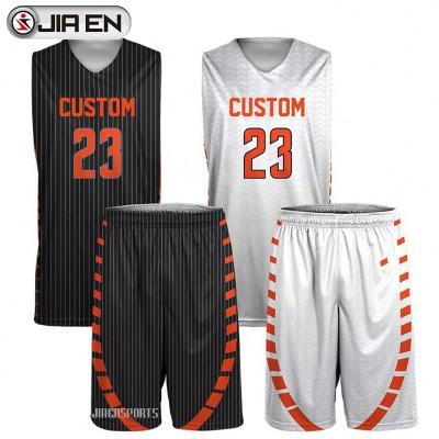 China Cheap Antibacterial Custom Design Cheap Reversible Girls Basketball Jersey Basketball Uniforms for sale