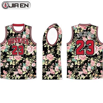 China Antibacterial Basketball Invest Custom Basketball Sublimation Design Basketball Uniform Tank Top for sale