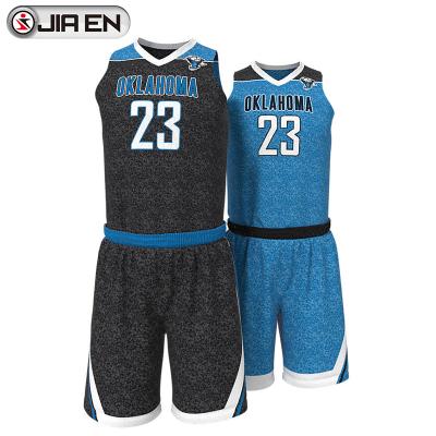 China Manufacture Sublimation Basketball Wear Antibacterial Wholesale Team Uniforms Custom Mens Basketball Tank Top for sale