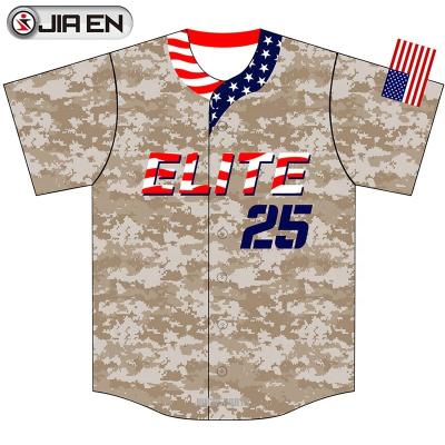 China American Flag Baseball Tank Top Throwback Antibacterial Sublimated Baseball Tank Top for sale