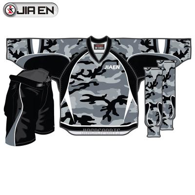 China Shirts & Wholesale Cheap Blank Team Hockey Tank Top Reversible Camouflage Sublimated Custom Hockey Tank Top for sale