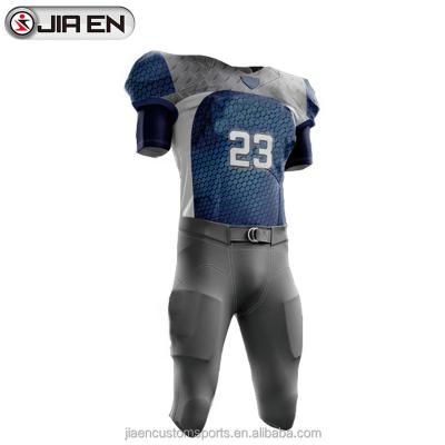 China Newest Antibacterial Custom Design Wholesale American Football Practice Jersey Youth American Football Uniforms for sale