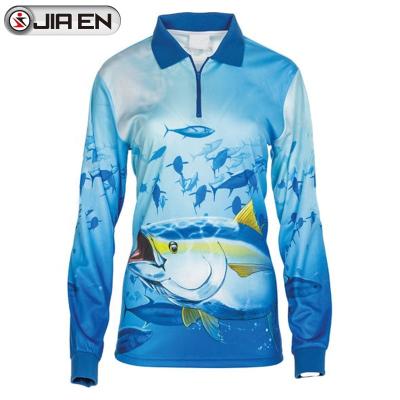 China Antibacterial Women Fishing Shirts On Sale Custom Design Fishing Tank Top Wholesale for sale