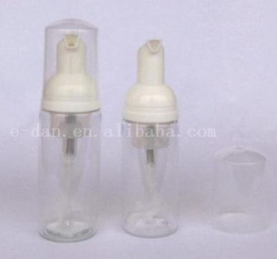 China Translucent plastic foam bottle for face wash for sale