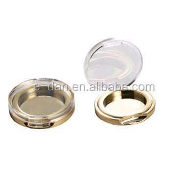 China Cosmetic Compact Case Empty Round Powder Compact Case, Plastic Compact Case, D52mm*H11.9mm, Pan Size: Dia.36.5mm*H4.8mm for sale