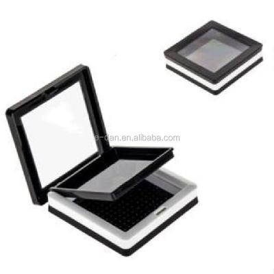 China Double Layer Disposable Square Powder Case , Square Plastic Compact Case for sale