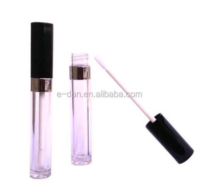 China Round Lip Gloss Lip Gloss Bottle, Plastic Lip Gloss Tube, 5.5ml for sale