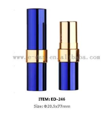 China Aluminum and Round Plastic Lipstick Lipstick Tube for sale