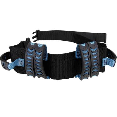 China Eco - Friendly Gait Transfer Belt With Plastic Padded 6 Caregivers Handle Gait Belt for sale