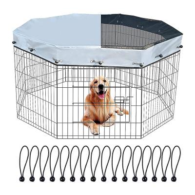 China 24 Inch Breathable Washable Mesh Top Cover Pet Playpens With 8 Panel - Dog Cage Cover For Outdoor for sale