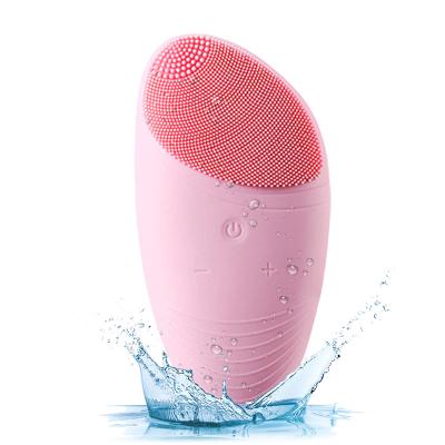 China 2019 Acne Treatment Mini Silicon Brush Wholesale Wireless Filling Facial Cleansing Electric Facial Massager For Skin Care Brush Kit for sale