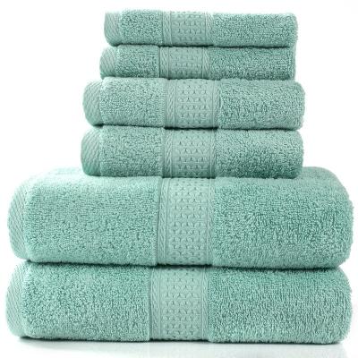 China Child Safe Flourish New Design Copper Infused Cotton Microfiber Towels Set For Bathroom for sale