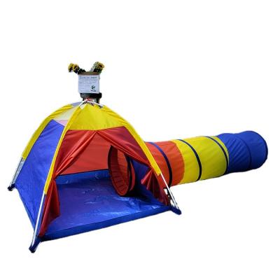 China Toy Good Quality Customized Children's Mini Play Tents Boys Girls Teepee Soft Portable Christmas Toys Kids Play House for sale