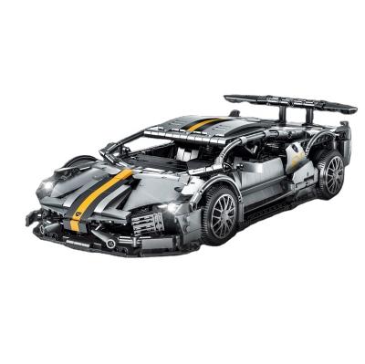 China DIY TOY Amazon Rambo Bat Sports Car MOC Technology Series Creative Puzzle Assembled Small Particle Building Block Model Toys for sale