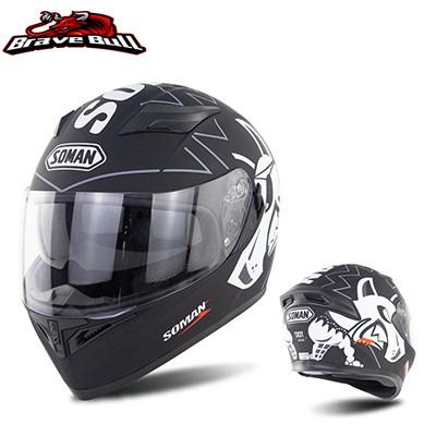 China Cheap S China Manufacture Quality Full Face Sm960 Double Lens Motorcycle Helmet SM960 for sale