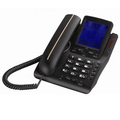 China Reminder Tethered Telephone Desk Phone With Large LCD Display for sale