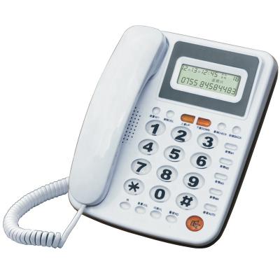 China Reminder Wired Phone Tethered Phone with Caller ID and Shinny Surface for sale