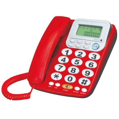 China Telephone with wired caller ID and hands-free callback for sale