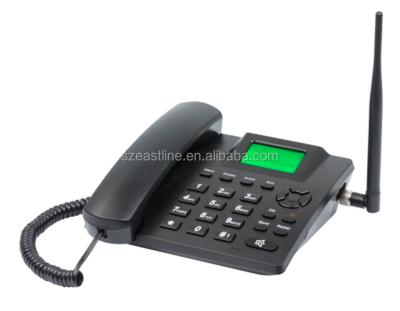 China Desktop GSM Handsfree FWP Fixed Cordless Phone With Detachable Antenna for sale