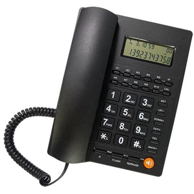 China Handsfree Cheap Analog Caller ID Phone With Handsfree + 10 Speed ​​Memory Keys for sale