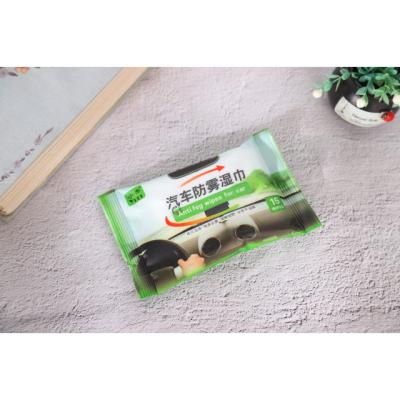 China car cleaning care product / car light rag nimi glass wet towel for sale