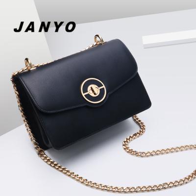 China New Fashion Style Lock Chain Shoulder Messenger Bags Small Elegant Women Place Bag Leather Bags Messenger Ladies for sale