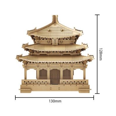 China Non-toxic / 3D Assemble Without Glue Wooden Puzzle Diy Entertainment Craft for sale