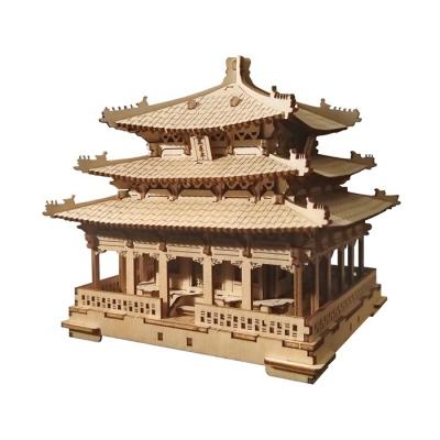 China Non-toxic / 3D Laser Cut Parts Building Kits Puzzle Model for sale