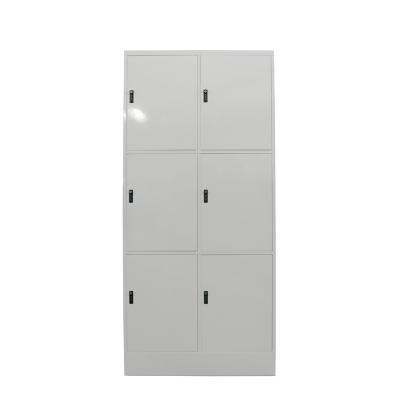 China A More Professional Customized High End 6 Door Metal Cabinet Office Furniture Lockable File Cabinet Stainless Steel Locker for sale