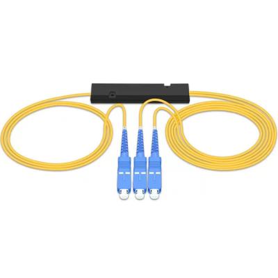 China SC/APC SC/UPC Connector ABS Box Type - 2 4 8 16 32Way Ftth Optical PLC Box Splitter 130*80*20 for sale