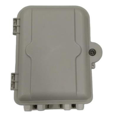 China Standing Enclosure Left Wall Mounted Ftth Splitter 16 Fiber Optic Terminal Distribution Box for sale