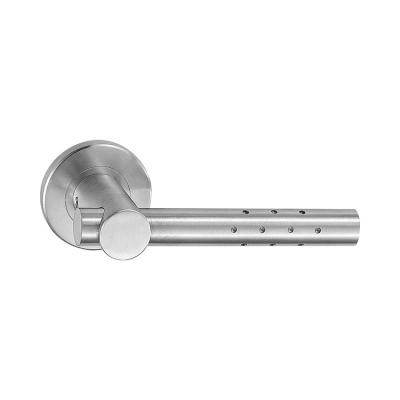 China Modern Fancy Design Door Handles Stainless Steel Hardware Door Handle Locks For Fire Rating Security Metal Doors for sale