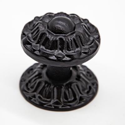 China Traditional French Cast Iron Door Knob Antique For Ornate Unique Rustic Castle Door Architectural for sale