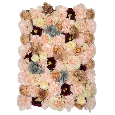 China New Styles Eco-friendly DFK0021 Many Colors Activity Background Artificial Flower Indoor Wall And Flower for sale