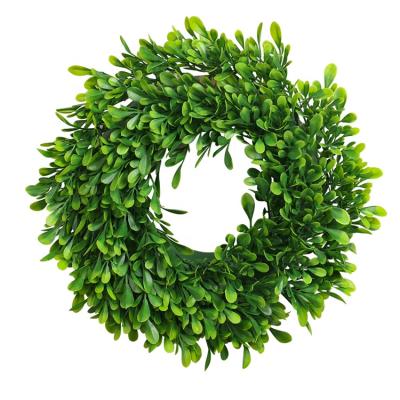 China DS1017 New Products Eco-friendly Custom Leaves Door Wedding Decorate Holiday Greenery Artificial Garland for sale