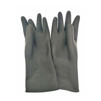 China China Custom Industrial Rubber Working Gloves Factory Household Latex Black Gloves for sale