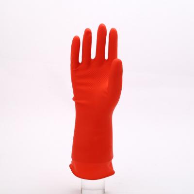 China Comfortable And Flexible CE Custom Work Rubber Gloves Hand Work Household Rubber Glove for sale