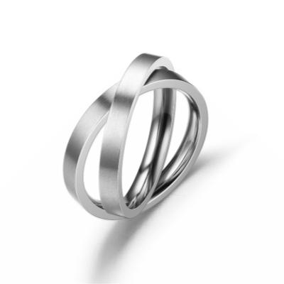 China FASHIONABLE Fine Quality Rotatable Round Stainless Steel Rings For Men for sale