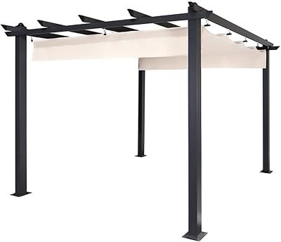 China Factory Supply Attractive Price Garden Metal Frame Easily Assembled Outdoor Folding Pergolas for sale