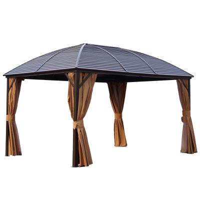 China Newest Design Good Quality Aluminum Gazebo Pergola Outdoor Garden Easily Assembled for sale