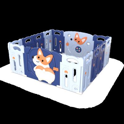 China ABST Modern Child's Funiture Play Yard Baby Playpen Set Fence Safety Corgi Cute Style Indoor Use Panels for sale