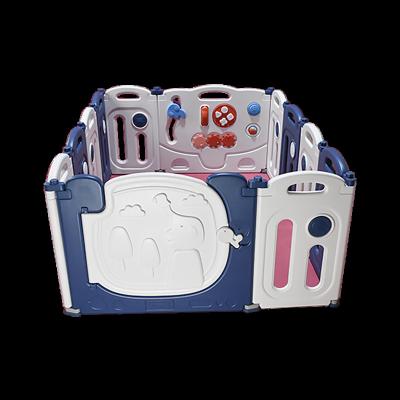 China Plastic Collapsible Foldable Play House Safety Activity Center Board Baby Care Playpen 12 Yard Indoor Baby Fence for sale