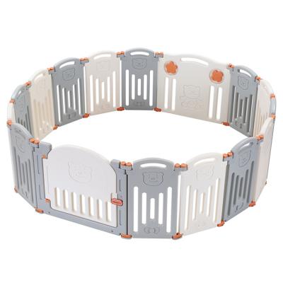 China Kiddie Bear ABST Small Bear Baby Playpen Kids Panel Safety Play Center Yard Pen Fence Outdoor Indoor Home With Panel 14+2 for sale