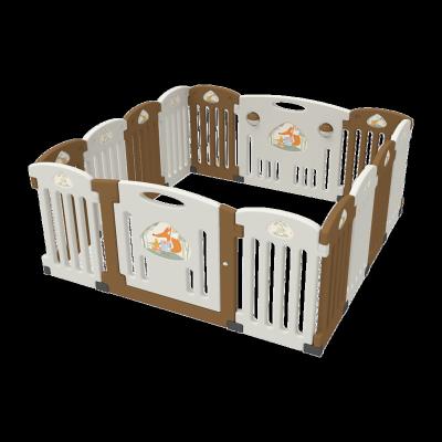 China Easy Assembly Baby Playpen 14 Panel Kids Activity Center Toddler Doll Play Yard Easy Store Safety Play Fence Indoor and Outdoor for sale