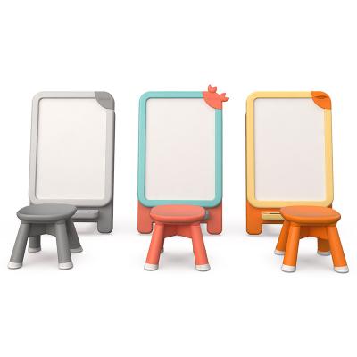 China Modern Art Easel Magnetic Dry Erase Easel Modern Instant Adjustable Height Board Kids ABST Standing Drawing Whiteboard for sale