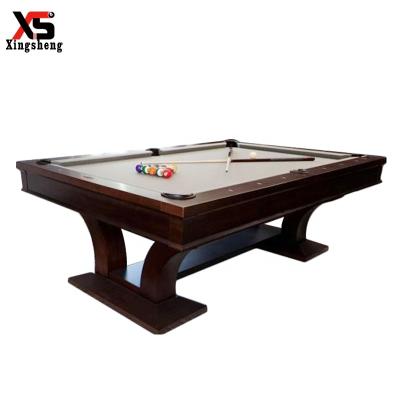 China Real Leather Pokect Professional Russian Billiards Set /Room Pool Snooker Snooker Table for sale