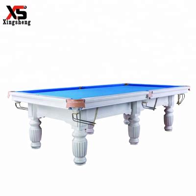 China Real leather factory direct sale top 9ft 8ft snooker table cheap 7ft billiard pocket for sale