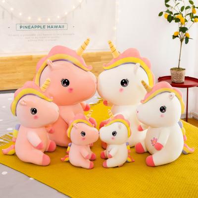 China Plush Spandex Led Night Lighting Friend 100% PP Cotton Pink Kids Plush Soft Baby Unicorn Toys for sale